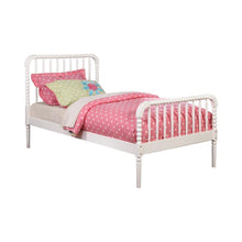  Jones - Wood Twin Open Frame Bed - White