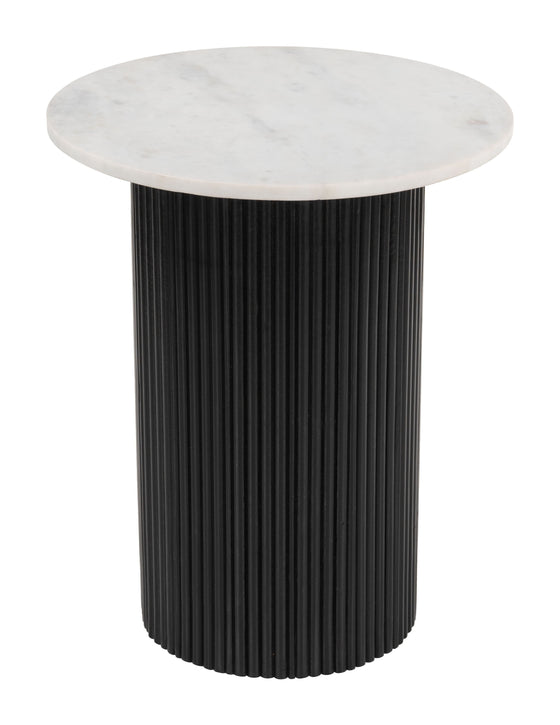 Izola - Side Table - White / Black