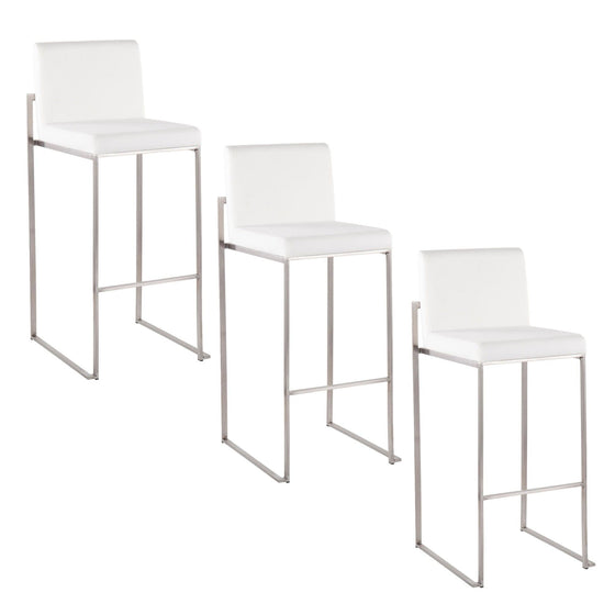 Fuji - High Back Upholstered Barstool Set