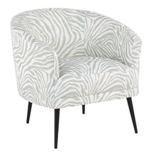  Tania - Accent Chair - Black Steel