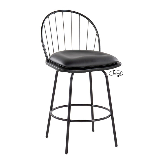 Riley Claire - 26" Fixed-Height Counter Stool (Set of 2)