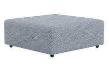  Majesty - Castered Cocktail Ottoman - Shark