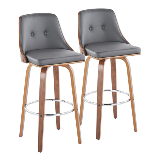 Gianna - 30" Fixed-Height Barstool (Set of 2)