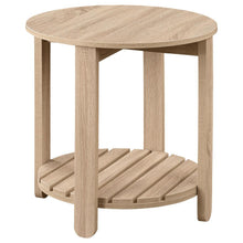  Fowler - 1 Shelf Round Engineered Wood Table