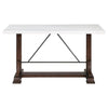 Aldrich - Marble Top Counter Height Dining Table - White