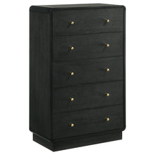  Cavelle - 5-Drawer Chest Of Drawers - Black