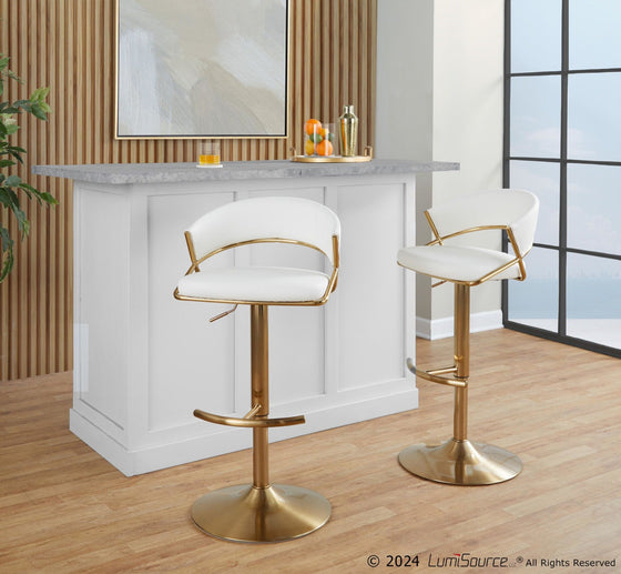 Henry - 26" Fixed-Height Counter Stool With Swivel (Set of 2)