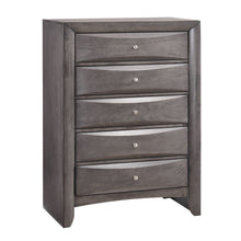  Emily - 5-Drawer Chest (Sturdy) - Grey