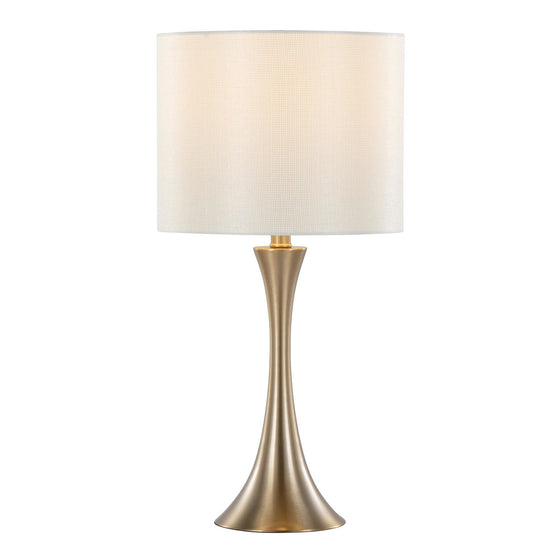 Lenuxe - 24" Metal Table Lamp (Set of 2) - Gold Base