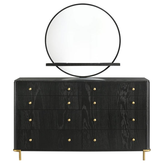 Arini - 8-Drawer Bedroom Dresser With Mirror