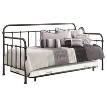  Livingston - Metal Twin Daybed With Trundle - Dark Bronze