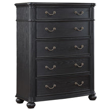  Celina - 5-Drawer Bedroom Chest - Black