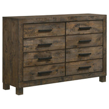  Woodmont - 8-Drawer Dresser - Rustic Golden Brown