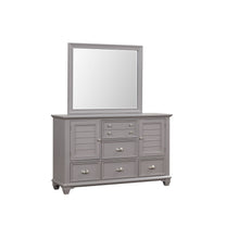  Jamestown - 2 Piece Dresser & Mirror - Gray