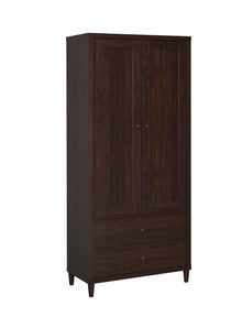  Wadeline - 2 Door Tall Accent Storage Cabinet - Rustic Tobacco