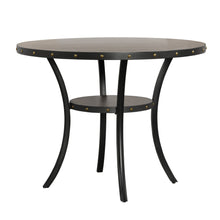  Crispin - Round Counter Table - Gray Wood