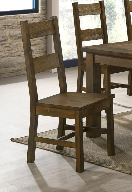 Coleman - Dining Side Chair (Set of 2) - Rustic Golden Brown