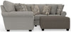 Livingston - Sectional With Comfort Coil Seating And Accent Pillows