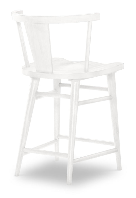 XXX's And OOO's - Counter Height Splat Back Chair - Cotton