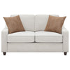 Christine - Upholstered Sloped Arm Loveseat - Beige