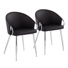  Claire - Chair (Set of 2) - Silver Base