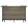 Bellemore - Freestanding Home Bar Wine Cabinet - Gray Driftwood