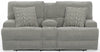 Renaldo - Power Console Loveseat With Zero Gravity Recline - Stone