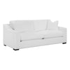 Ashlyn - Upholstered Sloped Arm Sofa - White