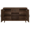 Reynolds - 2 Door Sideboard Buffet Storage Cabinet - Brown Oak