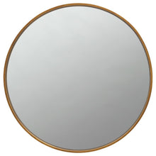  O'Malley - Round Framed Wall Mirror - Brass