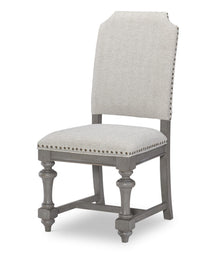  Kingston - Upholstered Side Chair - Sandalwood Brown / Tweed Gray