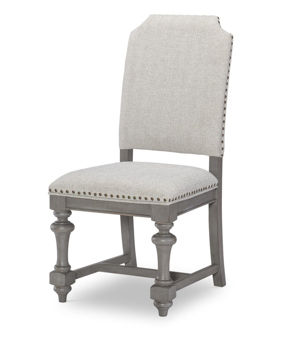 Kingston - Upholstered Side Chair - Sandalwood Brown / Tweed Gray