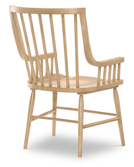 XXX's And OOO's - Windsor Arm Chair - Amber