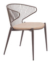 Silues - Dining Chair - Taupe & Brown