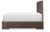 Architect - Complete Panel Bed With 1 Side Storage