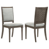 Onslow - Upholstered Dining Side Chair (Set of 2) - Dark Brown