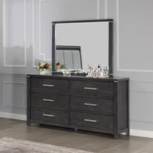  Odessa - Dresser & Mirror - Dark Gray