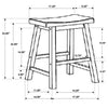 Durant - Wood Backless Counter Stool (Set of 2)