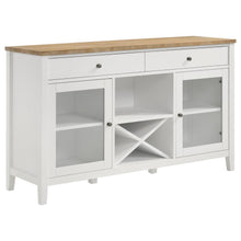  Hollis - 2 Door Dining Sideboard Buffet Storage Cabinet - White