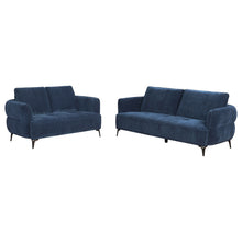  Lively - Chenille Upholstered Sofa Set