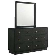  Cavelle - 6-Drawer Dresser And Mirror - Black