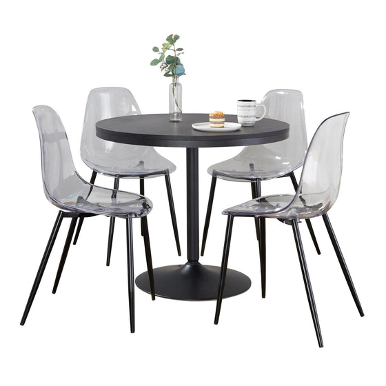 Dakota - Charlotte Dining Set - White Metal