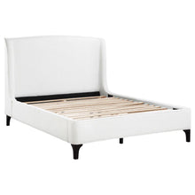  Mosby - Upholstered Wingback Bed