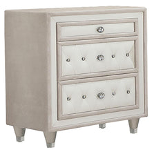  Antonella - Upholstered 3-Drawer Nightstand