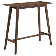  Finnick - Rectangular Pub Heigh Bar Table - Walnut