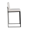 Fuji - High Back Counter Stool - Black Legs