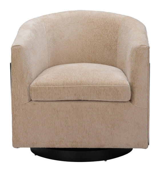 Hanko - Swivel Chair - Golden Beige