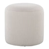 Round - Pouf - White