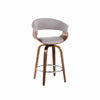 Vasari - Adjustable Barstool With Swivel - Chrome Metal