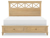 XXX's And OOO's - Complete Panel Bed With Storage Footboard